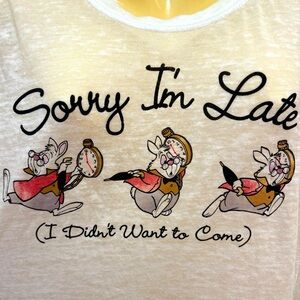 Disney White Rabbit Tee ⏱️